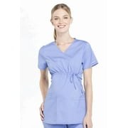 Cherokee Workwear Professionals Maternity Women's Scrubs Top Mock Wrap WW685