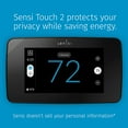 thumbnail image 2 of Sensi Touch 2 Smart Programmable Wi-Fi Thermostat, C-Wire Required-Black, 2 of 4