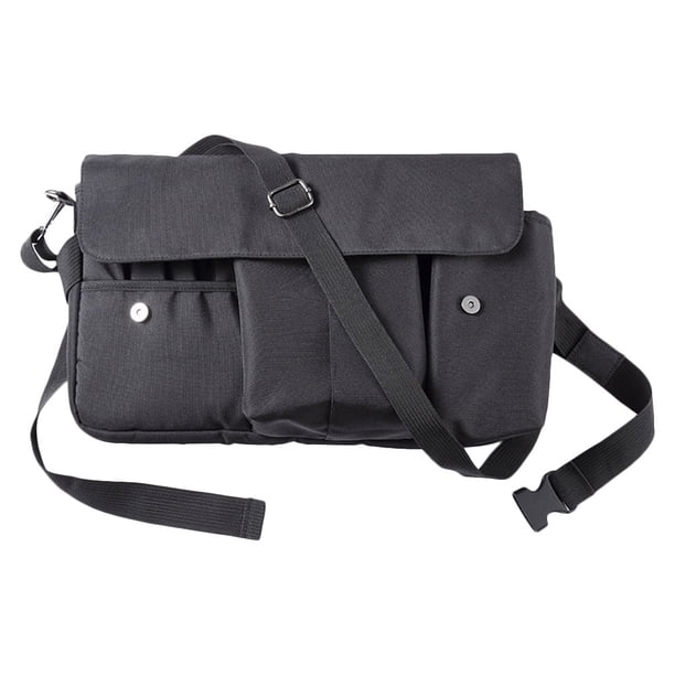 GOOHOCHY Estuche para brochas de maquillaje, portátil, con bolsillos, organizador para brochas de maquillaje