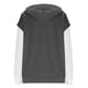 thumbnail image 5 of RKSTN Hoodies for Men Oversized Splicing Fake Two Pieces Pullover Hooded Sweatshirts Top Men's Casual Solid Color Mock Neck Loose Fits Comfy Workout Sport Long Sleeve Hoodie Fall Winter Clothes, 5 of 8