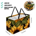 thumbnail image 2 of Sunflower seamless printing Premium Oxford Cloth Shopping Bags: Reusable, Foldable, and Spacious - Ideal Laundry Basket, Picnic Basket, and Laundry Bag, 2 of 7