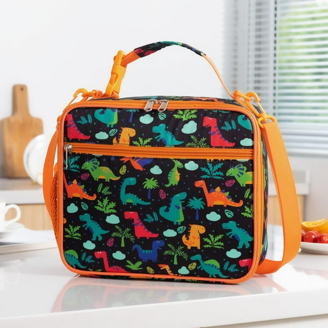 Practical Children’s Lunch Bag for Snacks and Fruits Large Capacity Crossbody Design for School and Outdoor Activities