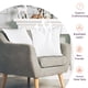 thumbnail image 5 of Cojín de inserción de almohada | Almohadilla de poliéster de apoyo suave | Se adapta a 17,7x17,7 en 45x45 cm Fundas | Lavable a máquina | Blanco | Loft brillante | Duradero | 1 paquete | Sofá cama, 5 of 7