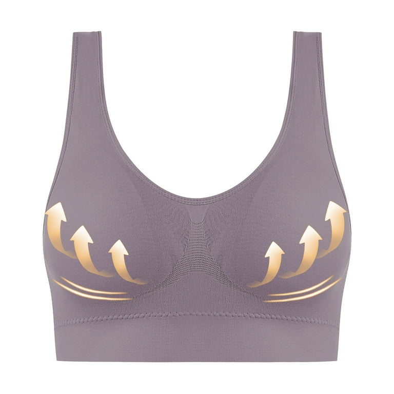 Sports Bras for Women Pack Plus Size Seamless Comfortable One