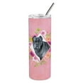 thumbnail image 3 of Carolines Treasures CK4125TBL20 Cane Corso Pink Flowers Stainless Steel 20 oz Skinny Tumbler 20 oz multicolor, 3 of 4