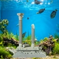 thumbnail image 6 of CarpNettore Roman Column Decoration Resin Aquarium Decoration Aquarium Decor Mini 18.5cm Set B, 6 of 9