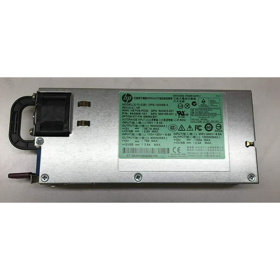 660185-001 HP 1200W CS HE HOT Plug Power Supply