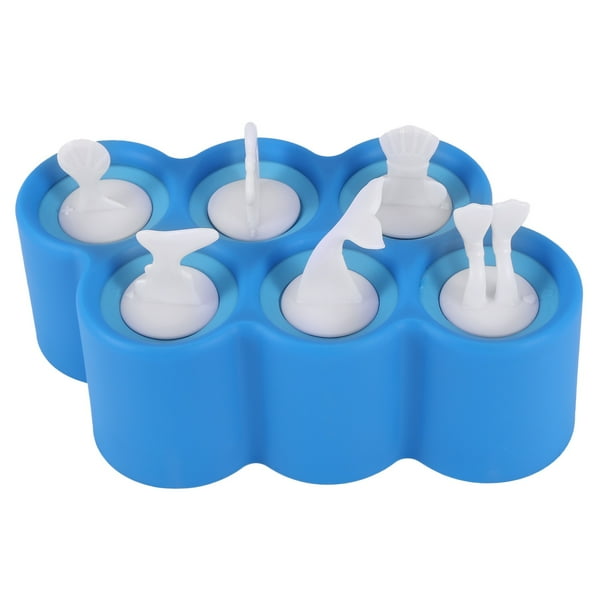 Flcivsh 6 Fish Traditional Ice Molds, 6 Freeze ToEat /Clownfish