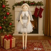 Anna Large Silver Angel Doll