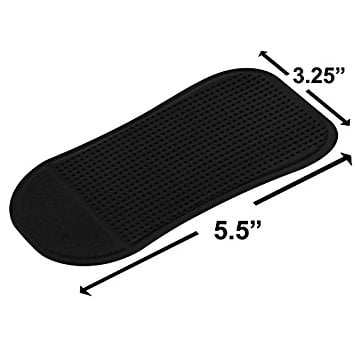 Grover Tuning Keys - Spec-D Tuning ANS-013 CAR DASHBOARD ANTI SKID STICKY PAD BLK NON SLIP GRIP MAT KEY PHONE COINS HOLDER