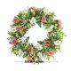 thumbnail image 3 of Corona de primavera para la puerta principal | Guirnalda floral con tulipanes y helechos | Decoración para el porche exterior | Decoración de pared para interiores, ideal para bodas o fiestas, 3 of 7