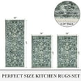 thumbnail image 2 of Kitchen Rugs and Runners Set of 3, Yamaziot Kitchen Mat for Floor, Non Slip Skid Comfort Washable Farmhouse Kitchen Carpet for Laundry Room Sink, 20"x32"+20"x32"+20"x47", 2 of 6