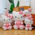 thumbnail image 2 of Cute KT Cat Doll Pillow Plush Toy Katie Cat Cloth Doll Gift Children and Girls Birthday Decoration Gift, 2 of 5