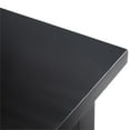 thumbnail image 6 of Trent Home 14" Rectangle Transitional Wood Narrow Side Table in Black, 6 of 9
