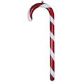 thumbnail image 1 of Vickerman M186836 36 Po. Canne de Bonbon Rouge & Ornement Pailleté Blanc, 1 of 2