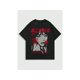 thumbnail image 1 of Camiseta de cuello redondo con estampado de letras y figuras para hombre, corte regular, informal, de manga corta y cuello redondo, para verano, para uso diario., 1 of 6