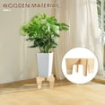 thumbnail image 3 of 2Pcs Wood Plant Stand Indoor/Outdoor for Plants, Large Size Planter Stand Holder,Sturdy and Stable Flower Pot Stand,Fits Most Size Flower Pots In Room(2 Pack), 3 of 10