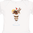 thumbnail image 4 of Inktastic Ice Cream Sundae Boys or Girls Long Sleeve Baby Bodysuit, 4 of 5