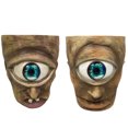 thumbnail image 2 of Techinal Cyclops Flower Jar Pot Western Mythological Figures Resin Character Statue Sculpture Desktop Indoor Planter Pen Holder, 2 of 15