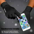 thumbnail image 2 of REDESS Mens Womens Winter Gloves with Touchscreen,Black Gloves for Sports Running Skiing Driving Cycling 2PC, 2 of 6