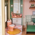 thumbnail image 5 of Click & Play Fully Assembled Pop-Up Wooden Dollhouse with 50 Accessories, 5 of 6