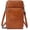 B-02-brown-larger, variant on Small Crossbody Cell Phone Purse for Women, Mini Messenger Shoulder Handbag Wallet with Credit Card Slots