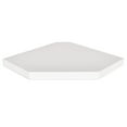 thumbnail image 6 of WELLAND 20" Phoenix Wall Floating Shelf Display Rack Corner Shelf, 20"D x 28"W x 1.75"H, White, 6 of 8