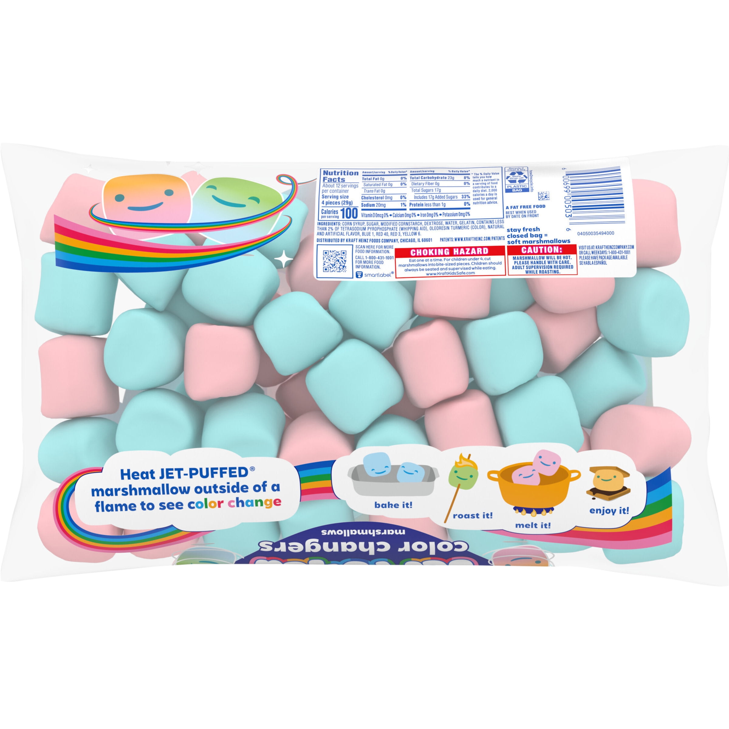 Jet-Puffed Color Changers Marshmallows, 12 oz Bag 