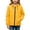 ZA-Yellow-frostluinai hooded raincoat, variant on Frostluinai 5-16Y Kids Hooded Rain Jacket Waterproof Windbreaker Long Sleeve Full Zip with Pockets Drawstring Hem Outdoor Coat