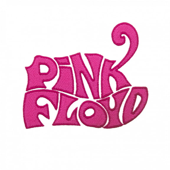 Pink Floyd 899247 3.5 x 3 in. Funky Logo Patch - Pink