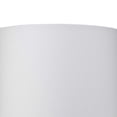 thumbnail image 2 of Benzara BM241214 Ceramic Table Lamp with Formal Stripes, White & Silver, 2 of 5