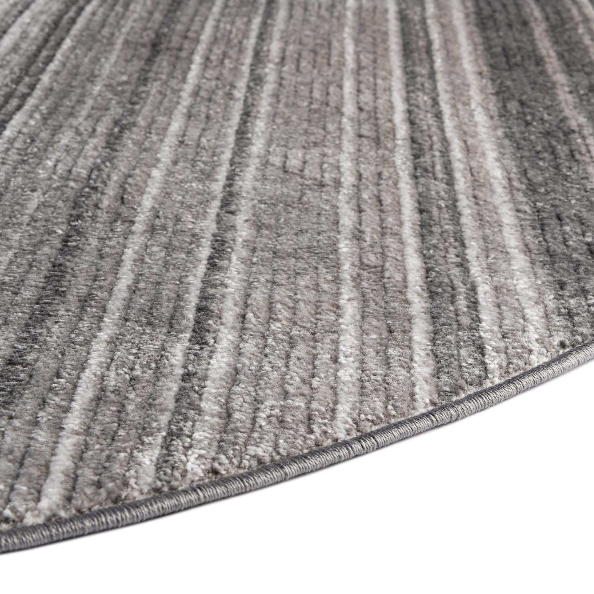Rugs.com Gemstone Collection Rug – 7' 10 x 9' 8 Oval Gray Medium Rug Perfect For Living Rooms, Large Dining Rooms, Open Floorplans