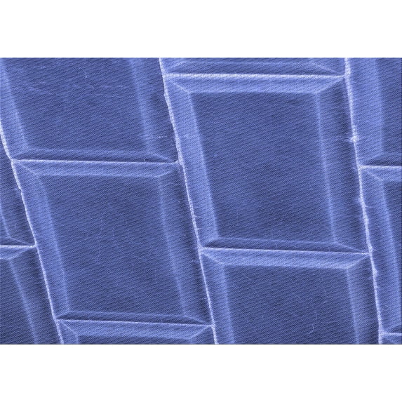 Ahgly Company Machine Washable Indoor Rectangle Transitional Sky Blue Area Rugs, 2' x 5'