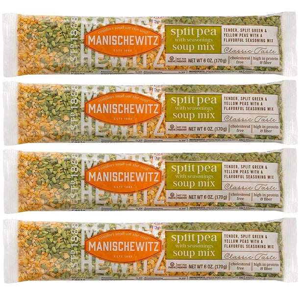 Manischewitz Soup Mix Split Pea 4 Pack