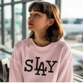 thumbnail image 3 of Slay Los Angeles Baseball Champions Comfy Crewneck Sweatshirt | World Series Dodger Edition 2024 LA Blue | 4 Colors, 3 of 8