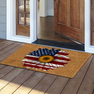 American Flag Area Rug, 4th Of July Big Rooster Patriotic Area Rugs,  Non-slip Anti-fatigue Carpet, Machine Washable, Entrance Welcome Door Mat,  Living Room Bedroom Dormitory Carpet Room Decor, Independence Day Decor 