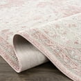 thumbnail image 5 of BoutiqueRugs Blush & Light Pink Collection Zora Bohemian Oriental Medallion Area Rug - Traditional Floral Carpet for Living Room, Bedroom - Blush, Pale Pink, Cream - 4' x 6', 5 of 15
