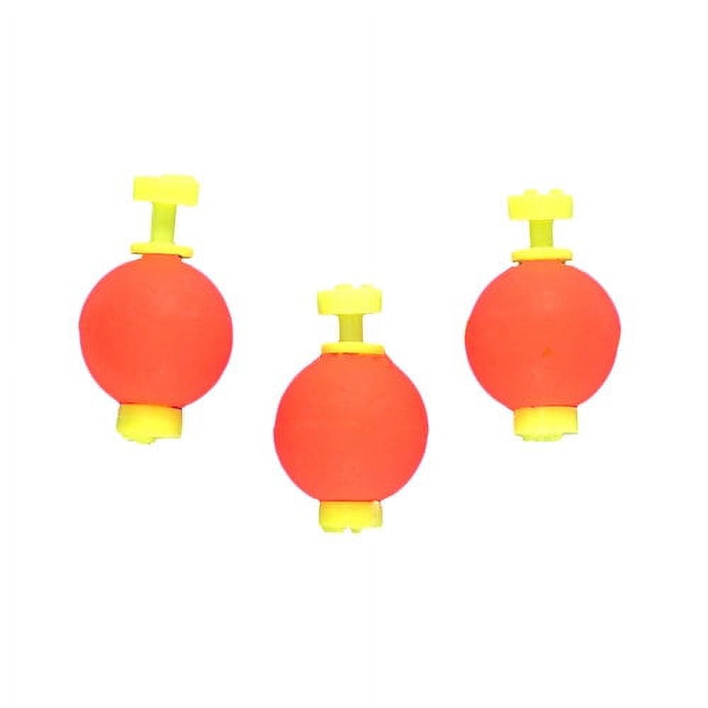 (6 pack) Comal Unweighted Round Snap-On Fishing Bobbers, Assorted Colors, 0.75-Inch, 3-Pack