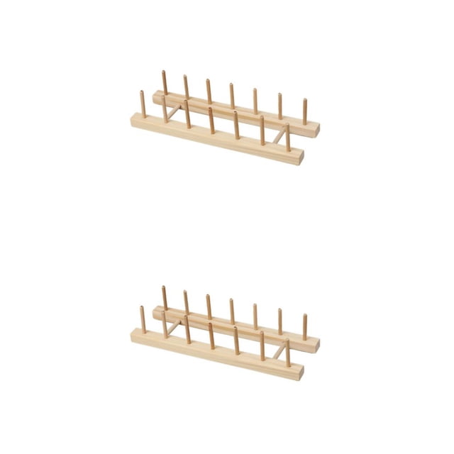 Moyic Soporte para hilo de coser, hilo de bordar, decoración de estante, 29,5 cm x 9,5 cm x 4,6 cm 14 ejes 2Conjunto
