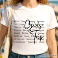 thumbnail image 2 of Girls Trip Words T-Shirt, Besties Vacation Memories Tee, 2 of 10