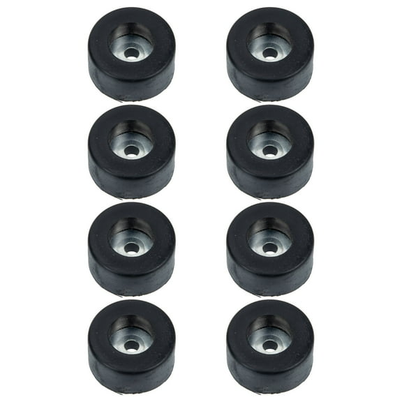BESTOYARD 8Pcs Durable Rubber Speaker Base Pads for Amplifier Shock Absorption