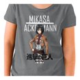 thumbnail image 3 of Playera Attack on Titan Talla 16 Mikasa Gris, 3 of 3