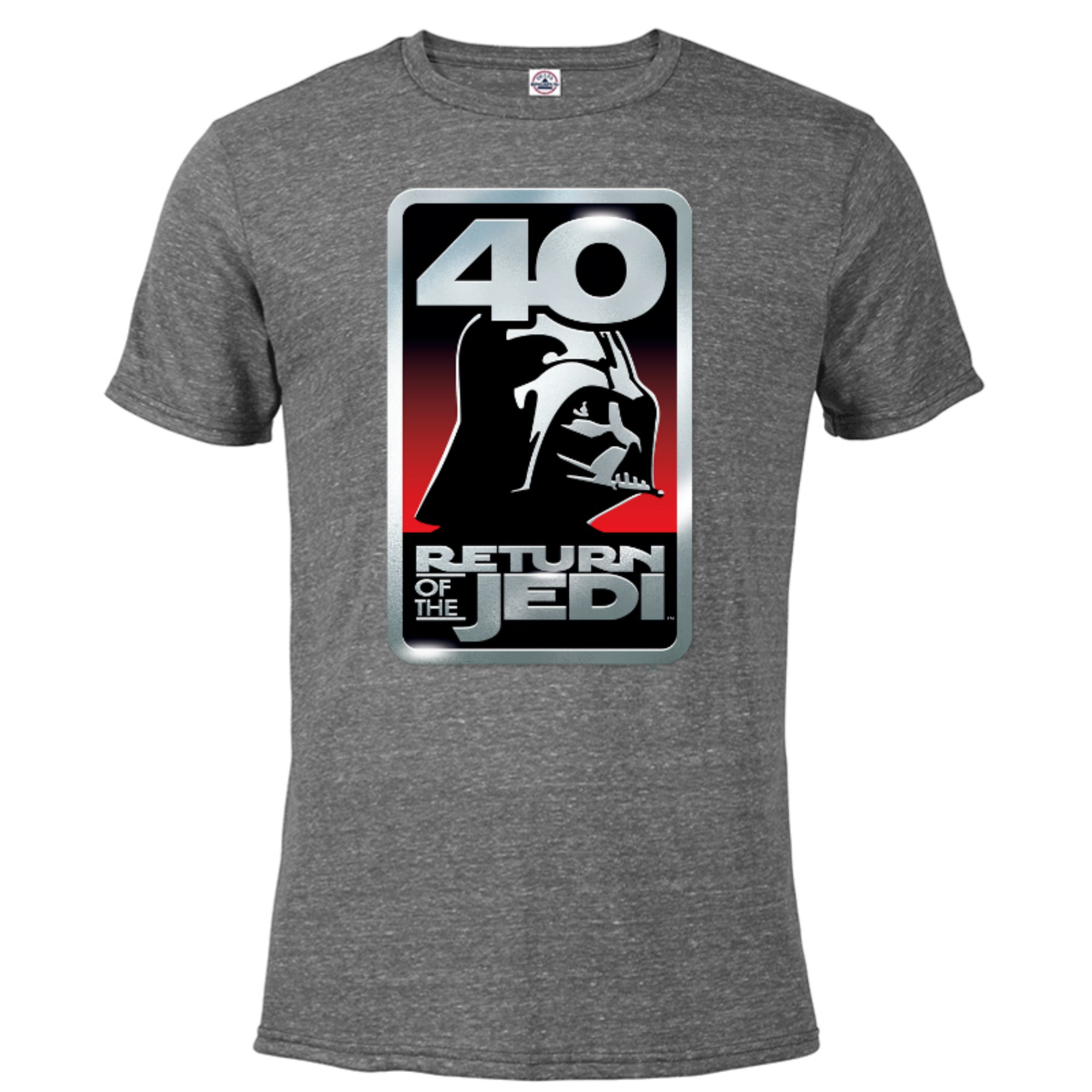 Star Wars Return of the Jedi Darth 40th Anniversary - Short Sleeve Blended T-Shirt for Adults - Customized-Graphite Snow Heather - Walmart.com