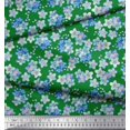 thumbnail image 2 of Soimoi Poly Georgette Fabric Scorpion Grasses Floral Print Sewing Fabric Yard 42 Inch Wide, 2 of 3