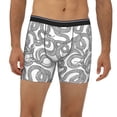 thumbnail image 2 of Salouo Snake Pattern Men's Boxer Briefs, Soft & Breathable Underwear Elastic Waistband Briefs for Men,1-Pack, 2 of 7