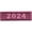 2024 Purple Year Bar Patch, variant on 12 pieces 2" Custom Activity Scouts Applique Fun Patches - 4000+ Patch