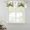 Multi, variant on Botanical Frog Tie Up Valance Curtains for Windows, Kitchen Curtains Window Treatments, Butterfly Mushroom Coffee Leaf Green Short Window Shades Valances for Bedroom Bathroom Cafe 54"x18"