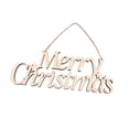 thumbnail image 2 of Letrero de madera de Feliz Navidad para colgar en la pared, manualidades, madera para colgar en la pared, vacaciones Ninguno B, 2 of 9