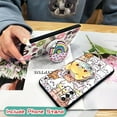 thumbnail image 3 of LYM-Phone Case For Samsung Galaxy A03S Asian Version/SM-A037F, Durable Soft Case protective Rotatable stand Back Cover Fashion Design Skin feel silicone Phone Lens Protection Cartoon TPU, 3 of 9