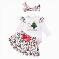 thumbnail image 4 of zuwimk Newborn Baby Girl Fall Outfit Set Romper Pants Infant Clothes Letter Print Long Sleeve Ribbed Jumpsuit Bodysuit Clothing(9-12 Months,White), 4 of 7